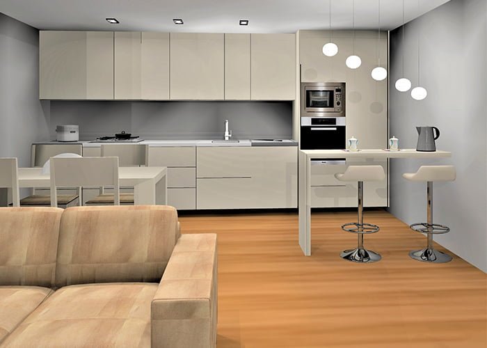 La cocina como eje de la vivienda