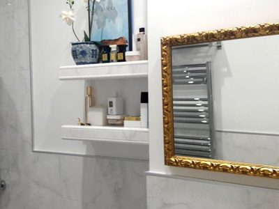 Nuevo suelo al baño